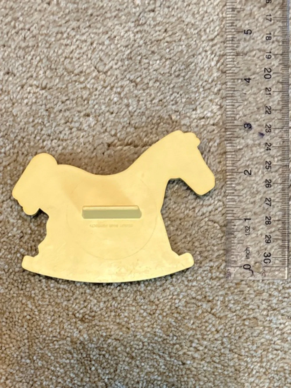 Vintage 1970's Stanley Home Products Christmas Rocking Horse Cookie Cutter